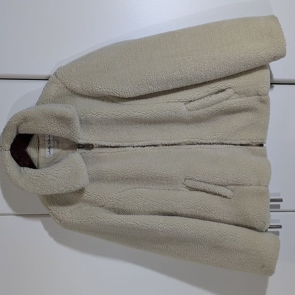 Sebby Collection Faux Fur Sherpa Jacket Size Large - Picture 1 of 10